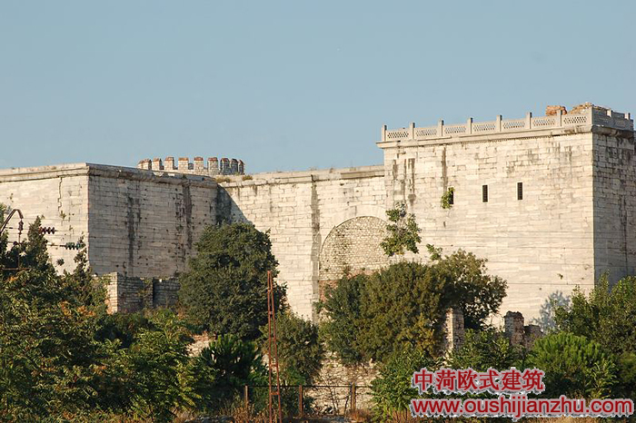 君士坦丁堡城墙建筑(转载)